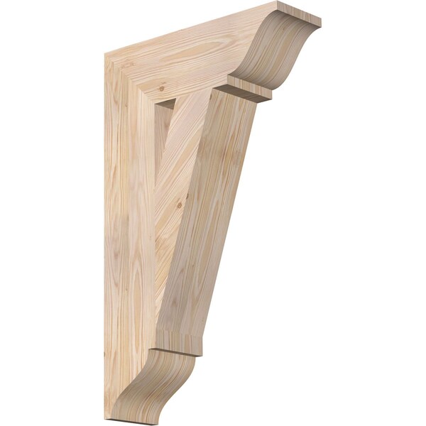 Ekena Millwork Traditional Traditional Smooth Bracket, Douglas Fir, 5 1/2"W x 18"D x 30"H BKT06X18X30TRA01SDF - main